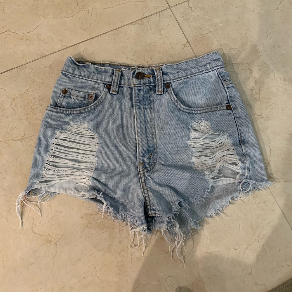 Furst of a Kind denim shorts